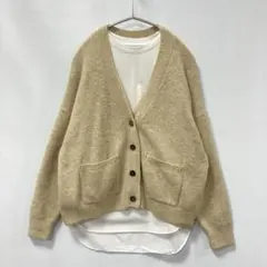 ディニテコリエ/インナーセットカーディガン/レイヤード/ウール/ロンTのサムネイル