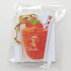 NewDays限定　キリン　午後の紅茶 アクリルキーホルダー　［ストロベリー］