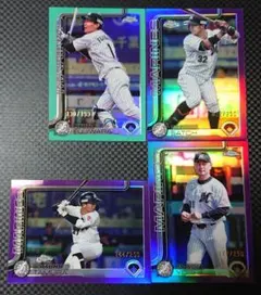 Topps Chrome 千葉ロッテマリーンズ 4枚 シリアル