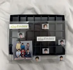 King & Prince シール付き　銀テープ　収納ケース