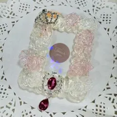 硬質ケース ホイップデコ トレカケース B8 高透明度ホイップ ピンク ビジュー