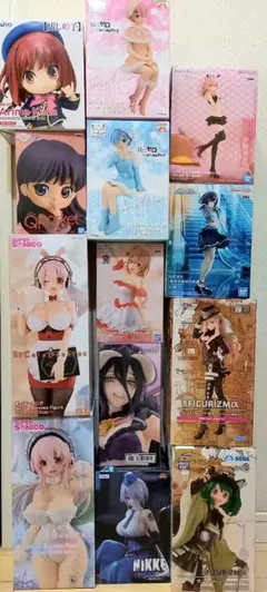 美少女系プライズフィギュア　13個セット
