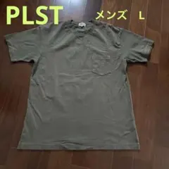 PLST メンズTシャツ　カーキ　Lサイズのサムネイル