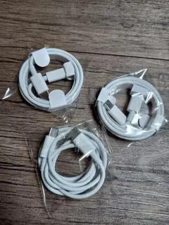 USB 両側Type-C ケーブル 3本セット ホワイト