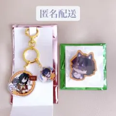 バレンタイン＆ホワイトデー　アクリルチャーム　アニマルクッキーバッジ　伊黒小芭内