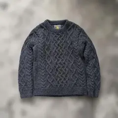 極美品！【PHERROW'S】ローゲージフィッシャーマン 長袖ニットセーター