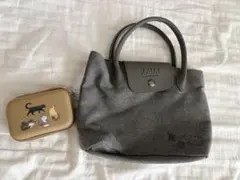 KALDI トートバッグ 猫柄ポーチ付き
