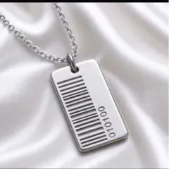 【希少】ヴィンテージ Silver925 バーコード ペンダントトップ