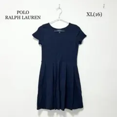 0042 POLO RALPH LAUREN 半袖ワンピース XL(16)サイズ