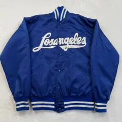 vintage　Losangels　スタジャン　スタジアムジャンパー　ブルー