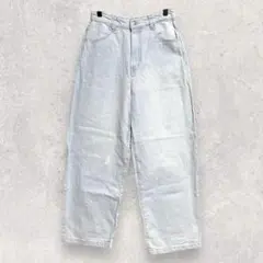 コルザ デニムパンツ M ライトブルー ワイドシルエットのサムネイル