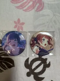 プロセカ　グリッター缶バッジ　穂波セット