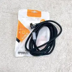 USB 3.2 Type C ケーブル L字 グレー 映像出力