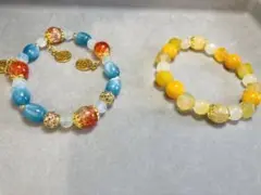 ビーズブレスレット2個セット