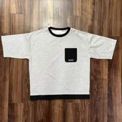 LOGOS DAYS グレー×ブラック Tシャツ LL