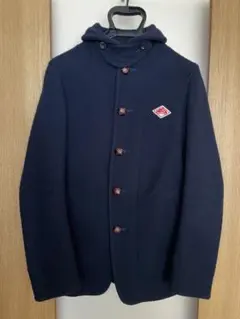 DANTON ウールモッサコート ネイビー36