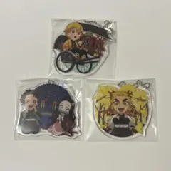 鬼滅の刃　全集中展　ご当地イラストアクリルチャーム　東京第二弾　善逸　煉獄　竈門