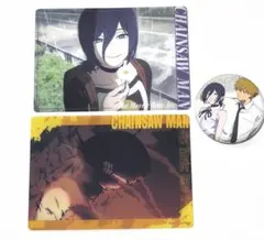 チェンソーマン レゼ編 ビッグクリアカードノーマル2点　缶バッジ1点