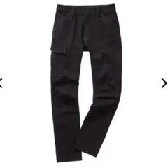 ワークマン 4D防風ウォームパンツストレッチ デニムブラック S