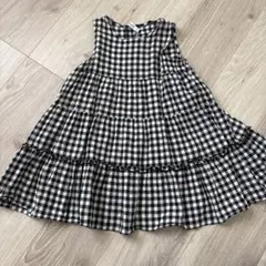 ノースリーブ チェック柄ドレス Mサイズのサムネイル