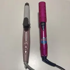 ストレートアイロン　カールアイロン　2本セットのまとめ売り