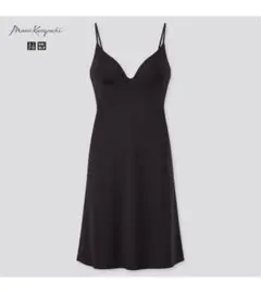 UNIQLOユニクロ×マメクロゴウチエアリズムブランジブラスリップMブラック黒