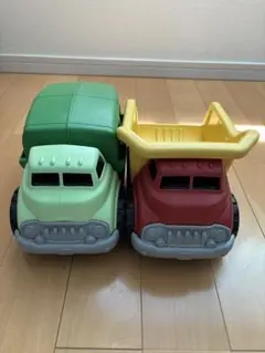 Green Toys グリーントイズ　ダンプトラック　ごみ収集車　セットのサムネイル
