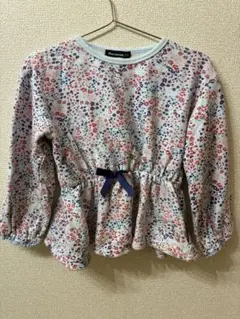 Moujonjon 花柄トレーナー 110サイズ