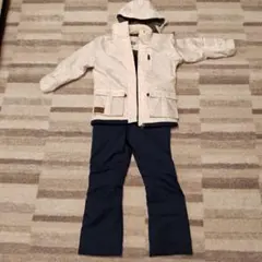 Cosby 子ども用スキーウェア ホワイト/ネイビー