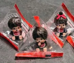 セキグチ　モンチッチ　女の子＆男の子インテリアミニフィギュア 3個セット