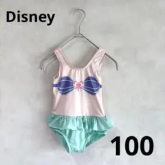 Disney ディズニープリンセス　水着　アリエル　100 ワンピースタイプ