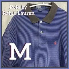 Polo by Ralph Lauren ストライプポロシャツ M 半袖 ゴルフ