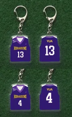 バスケット　ユニフォーム　キーホルダー　２個セット