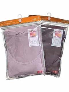 ■未開封■UNIQLO HEATTECH UネックT S サイズ2組セット