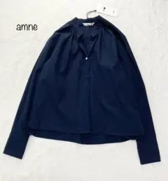 【新品】 amne PIMA skipper blouse ブラウス