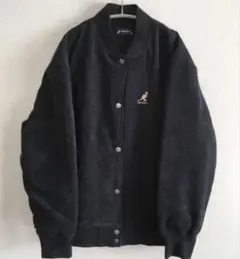 KANGOL コーデュロイ中綿ブルゾン　ブラック