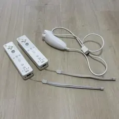 任天堂 Wiiリモコン2点 ヌンチャク1点 セット