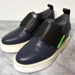 UNITED NUDE 本革 ベロクロ 厚底 スニーカー39