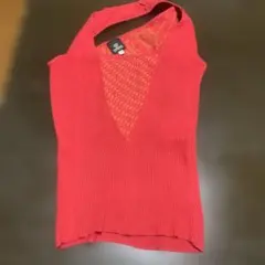 VERSACE JEANS COUTURE ワンショルダー　XS レッドのサムネイル
