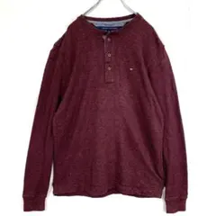 TOMMY HILFIGERトミーヒルフィガー ヘンリーネックロンTヴィンテージ