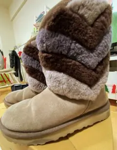 UGGムートンブーツ23cmモコモコ