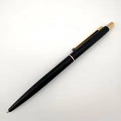 極美品 モンブラン ボールペン スリムライン マットブラック ゴールド ノック式のサムネイル