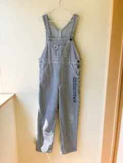 MIKI HOUSE ミキハウス ストライプ オーバーオール 120 サロペット