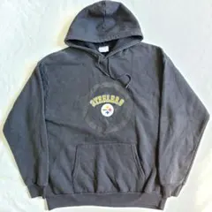 ナ*ー様 nfl ピッツバーグスティーラーズ パーカーフーディースウェット古着プ