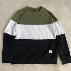 SHEIN 3色切替デザイン トレーナー