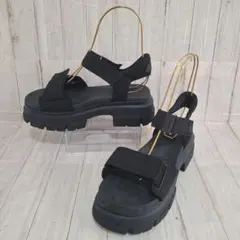 25㎝ アグ UGG W ASHTON ANKLE 黒 厚底 サンダル スポーツ