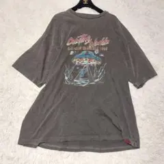 【ジャバ】グラフィックプリント Tシャツ カットソー (XL) チャコールグレーのサムネイル
