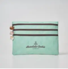 【新品未使用】ハローキティ ポーチ ミントグリーン ホノルルクッキーカンパニー