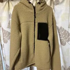 ベージュ フリースジャケット Lサイズ