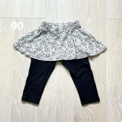ever closet　スカッツ　ミントグリーン花柄　90